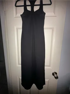 Women's Vuori Halo Black Racerback Maxi Midi Dress size XS thumbnail 4
