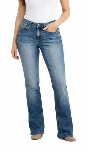Seven7 Jeans Boot‎ Cut Blue Denim Women’s Size 25 Stretch thumbnail 1