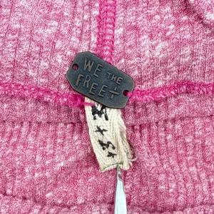 Free People‎ Londontown Thermal Top Raspberry Cowl Neck Long Sleeve Medium thumbnail 6