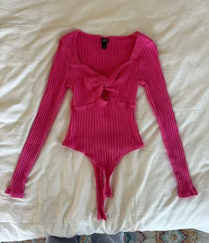 Pink  Body Suit thumbnail 1