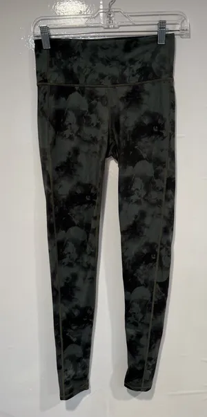 Athleta Black Tie-Dye‎ Active Leggings thumbnail 1
