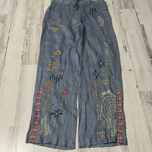 Johnny Was Elektra Linen Pants Size XS. NWT thumbnail 3