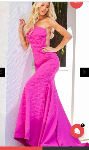 Pink Prom Dress Jovani thumbnail 2