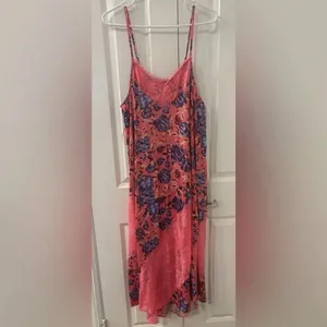 Free People Women's First Date Printed Maxi Slip M NWT thumbnail 4