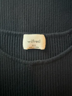 Aritzia Wilfred Free Ribbed Cutout Mini Dress thumbnail 4