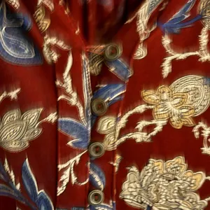 Lucky Brand Mix Print Boho Top. Red turquoise. Size‎ small. Long sleeve thumbnail 7