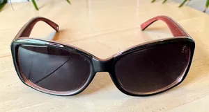 Juicy Couture Oversized Two-Tone Sunglasses Designer Fashion thumbnail 1
