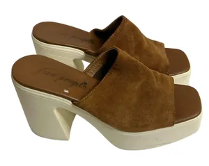 FREE PEOPLE Zoe Platform Slide Sandal EU 38 US 8 thumbnail 1