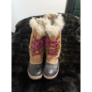 Women’s Tan Sorel Tofino Cate Snow Cold Weather Lace Up Waterproof Boots- 9.5 thumbnail 2