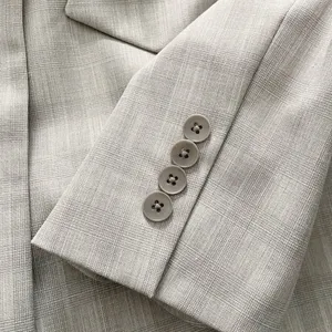 Elie Tahari Allegra Micro-Plaid One Button Jacket Blazer Gray Size 12 NWT thumbnail 9