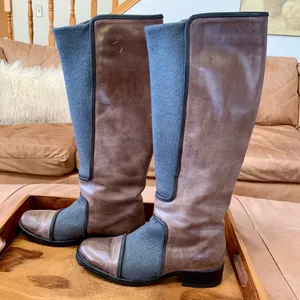 Dusica Sacks Equestrian Tall Italian Leather Riding Boots thumbnail 1