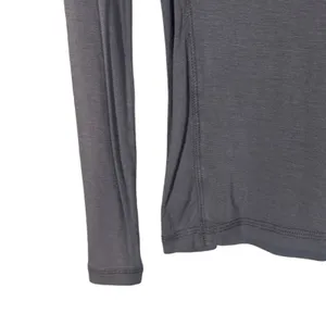 Scrubology Gray Long Sleeve Stretch Medical Scrub Pullover Top Women Sz XS thumbnail 3