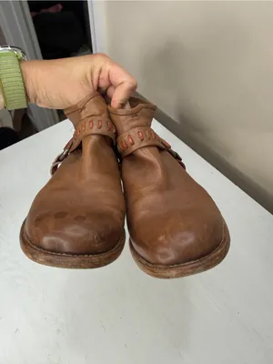 Alberto Fermani Soft Slouchy Leather Ankle Boots with Harness Strap Detail thumbnail 10