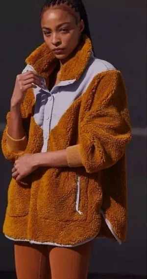 Free People Movement Fall To Rise Half‎ Zip Pullover Honey Mallow Size Small thumbnail 1