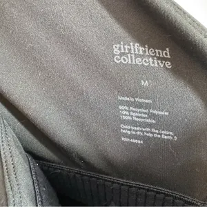 Girlfriend Collective The Naomi Workout Dress built in‎ Shorts Black Medium thumbnail 3