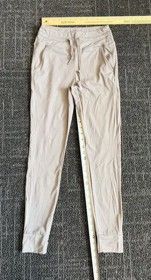 Halara SoftlyZero Plush High Waisted Drawstring Pocket Full Length Joggers Small thumbnail 1