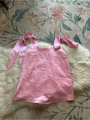 SHOW ME YOUR MUMU Makeup Tank In Light Pink Luxe Satin thumbnail 7