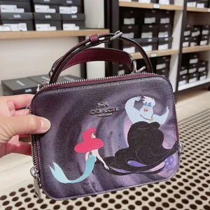 Disney X Coach Box Crossbody With Ursula Motif cc375 thumbnail 3