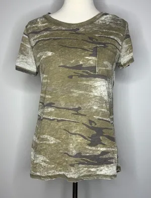 Zoe + Liv- Green Camo T-Shirt thumbnail 1