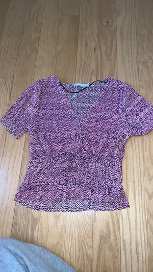 Pull & Bear Polka Dot Wrap Top thumbnail 1