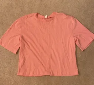 organic cotton cropped tee. S thumbnail 3