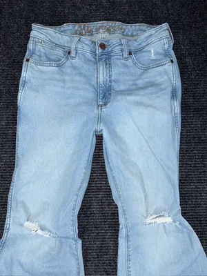 Wrangler Retro High Rise Trumpet Super Flare Bell Bottom Jean 28x30.5 Western thumbnail 4