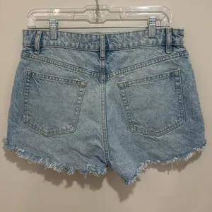Zara Light Blue‎ Jean Shorts 8 thumbnail 3