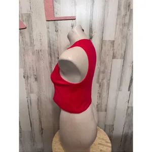 90 Degree by Reflex Rib Seamless Highline Tank Top Hot Pink Women’s XL thumbnail 6