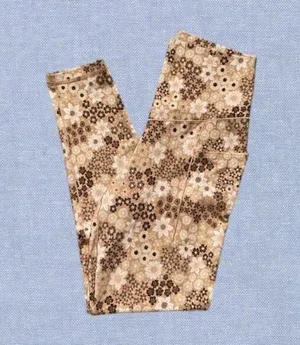 Aerie Offline Real Me High Waisted Pocket Legging Floral Size L in Soft Oat thumbnail 1