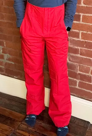 Red High Rise Fera Stretch Ski Pants Size 10 thumbnail 2