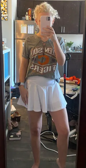 White Tennis Skirt Amazon Pleated thumbnail 3