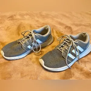 ADIDAS Women's Gray Cloudfoam Tennis Shoes Sneakers thumbnail 4