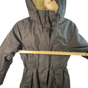 Helly Hansen Aden‎ Insulated Parka Jacket Black Primaloft Sherpa Hood Womens XS thumbnail 8