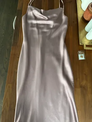 Birdy Grey Satin Midi Dress thumbnail 2