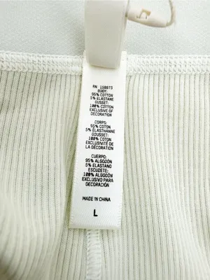 SKIMS Cotton Rib Boxer Shorts Bone Ivory thumbnail 9