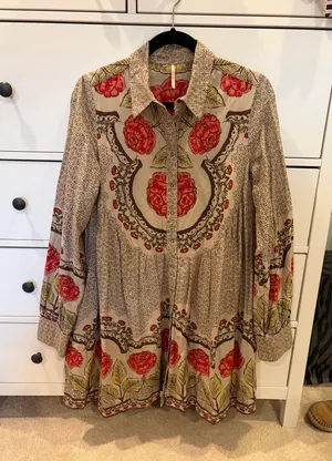 Free People Long Sleeve Dress thumbnail 1