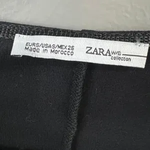 Zara Mini Dress Womens Small S Black Great V-Neck Bell Sleeve Split Cuff TRF thumbnail 3