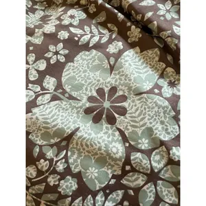 Lapis Floral Skirt Womens Size L Brown Blue A Line Pull On Mid Rise Flowy Comfy thumbnail 8