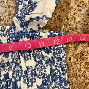 COMMENSE Semi-Sheer Boho Floral Back Cutout Dress NWT embroidered Size Small thumbnail 7