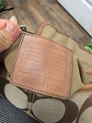 Coach Vintage Tan and Brown Signature Canvas Crossbody Bag thumbnail 9