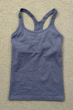 Lululemon Ebb To Street Tank Top Oasis Blue Athletic Athleisure Women's 6 thumbnail 1