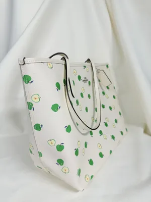 Coach City Tote With Apple Print c4119 thumbnail 2