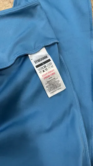 Gymshark Power Leggings Coastal Blue Original thumbnail 3