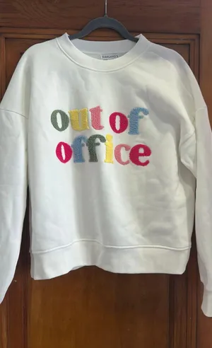 Kirklands sweatshirt White Size M thumbnail 1