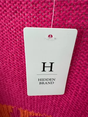 Hidden Brand Love & Peace Exposed Seam Long Maxi Knit Cardigan Medium thumbnail 3