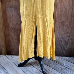 Los Angeles Atelier & Other Stories Yellow Belted Maxi Dress Size 2 thumbnail 5