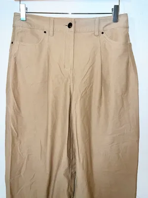 Lululemon City Sleek Mid-Rise Barrel-Leg Pant Filbert Tan Work Pants thumbnail 2