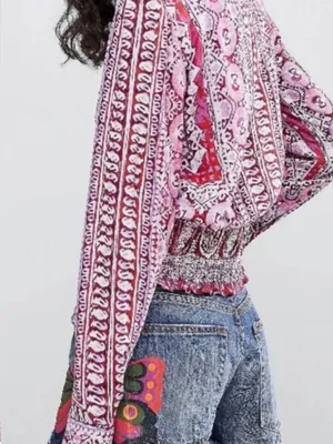 EUC Free People Wild & Free Top Size XS thumbnail 3