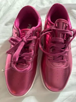 FILA Mettilac pink casual sneakers sz7 lace ups.. preppy thumbnail 1