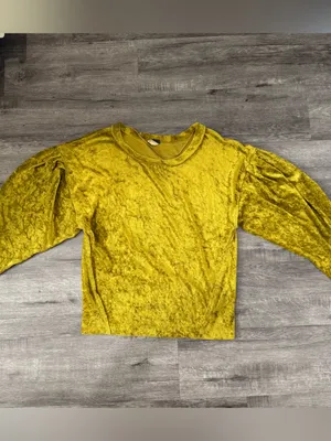 Free People We The Free XS Velvet Balloon Sleeve Top Y2K Whimsigoth Fairy Grunge thumbnail 8
